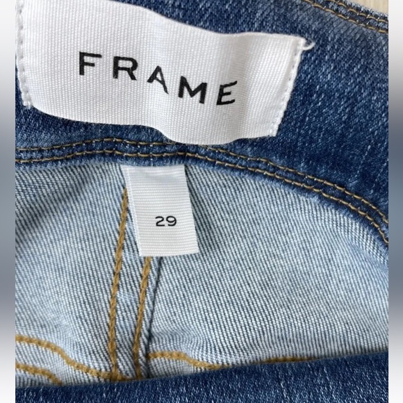 FRAME Le Francoise High Rise Cropped Flare Jeans 29 - Picture 7 of 10